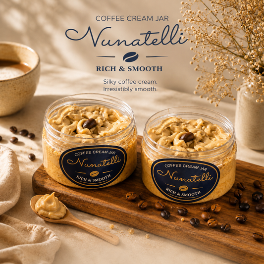 Coffee Cream Jars (Pack of 2)