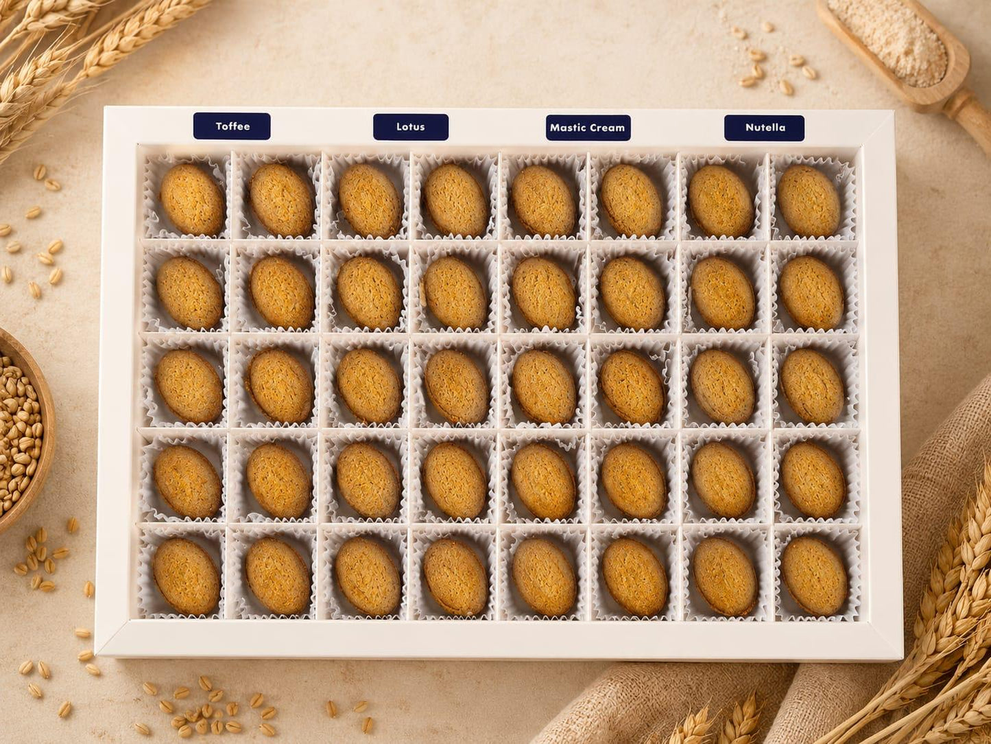 Nunatelli wholewheat monk-fruit Cookies (Big box)